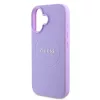 Guess PU Grained Classic Logo MagSafe tok iPhone 16 készülékhez lila