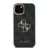 Guess PU 4G Metal Logo Stand Camera Frame tok iPhone 13 készülékhez fekete