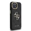 Guess PU 4G Metal Logo Stand Camera Frame tok iPhone 13 készülékhez fekete