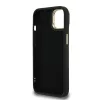 Guess PU 4G Metal Logo Stand Camera Frame tok iPhone 13 készülékhez fekete