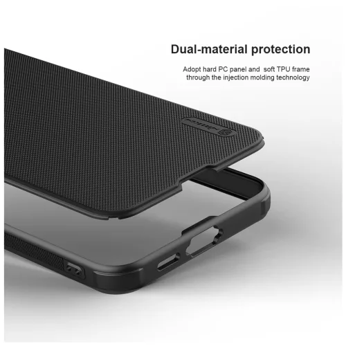 Nillkin Super Frosted PRO háttaltok Samsung Galaxy S24 FE készülékhez sötét zöld