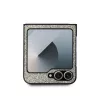 Guess PC/TPU Glitter Flakes Metal Logo tok Samsung Galaxy Z Flip 6 készülékhez arany