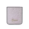 Guess PC/TPU Glitter Flakes Metal Logo tok Samsung Galaxy Z Flip 6 készülékhez rózsaszín