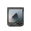 Guess PU 4G Metal Logo tok Samsung Galaxy Z Flip 6 készülékhez barna