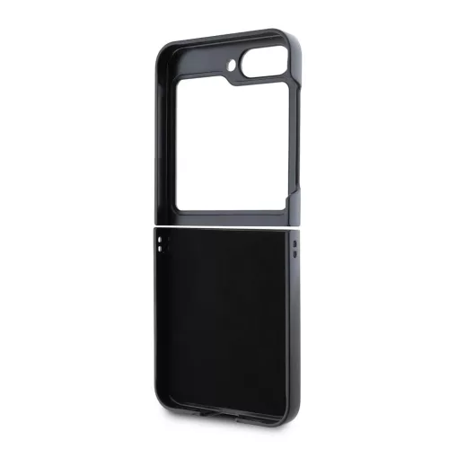 Guess PU 4G Metal Logo tok Samsung Galaxy Z Flip 6 készülékhez barna