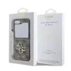 Guess PU 4G Metal Logo tok Samsung Galaxy Z Flip 6 készülékhez barna