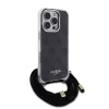 Guess IML 4G nyomtatott vállpántos tok iPhone 16 Pro készülékhez fekete