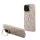 Guess PU 4G Metal Logo Stand Camera Frame tok iPhone 16 Pro készülékhez rózsaszín