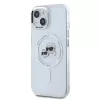 Karl Lagerfeld IML K&CH Heads Metal Frame MagSafe tok iPhone 14 készülékhez átlátszó