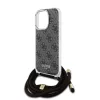 Guess IML 4G nyomtatott vállpántos tok iPhone 16 Pro Max készülékhez barna