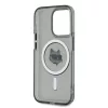 Karl Lagerfeld IML Choupette Head Metal Frame MagSafe tok iPhone 15 Pro Max készülékhez fekete