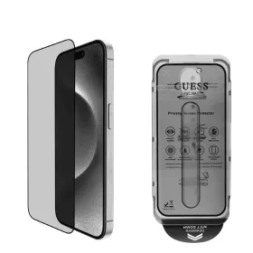   Guess kijelzővédő 2.5D PRIVACY for iPhone 16 készülékhez fekete