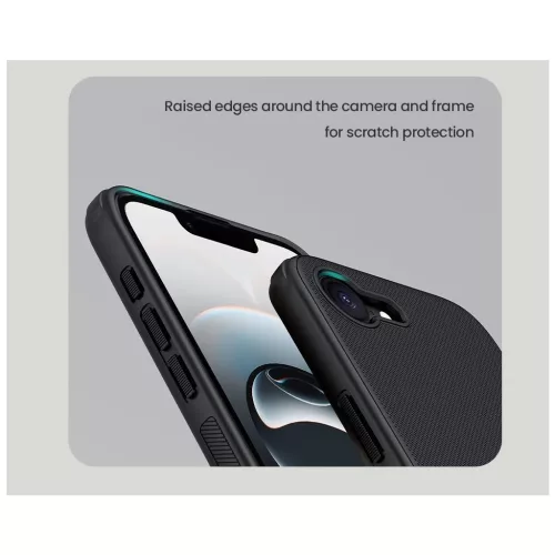 Nillkin Super Frosted PRO hátsó tok Apple iPhone 16e/17e készülékhez fekete