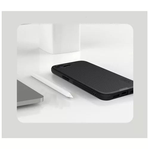 Nillkin Super Frosted PRO hátsó tok Apple iPhone 16e/17e készülékhez fekete
