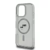 Karl Lagerfeld IML K&CH Heads Metal Frame MagSafe tok iPhone 16 Pro Max készülékhez fekete