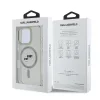 Karl Lagerfeld IML K&CH Heads Metal Frame MagSafe tok iPhone 16 Pro Max készülékhez fekete