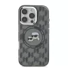 Karl Lagerfeld IML Monogram K&CH Heads MagSafe tok iPhone 16 Pro készülékhez fekete