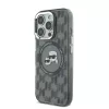 Karl Lagerfeld IML Monogram K&CH Heads MagSafe tok iPhone 16 Pro készülékhez fekete