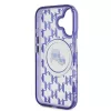 Karl Lagerfeld IML Monogram K&CH Heads MagSafe tok iPhone 16 készülékhez lila