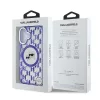 Karl Lagerfeld IML Monogram K&CH Heads MagSafe tok iPhone 16 készülékhez lila