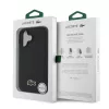 Lacoste Iconic Petit Pique Woven Logo MagSafe tok iPhone 16 Plus készülékhez fekete