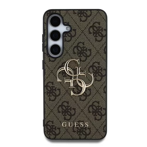 Guess PU 4G Metal Logo tok Samsung Galaxy S25+ készülékhez barna
