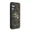Guess PU 4G Metal Logo tok Samsung Galaxy S25+ készülékhez barna