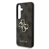Guess PU 4G Metal Logo tok Samsung Galaxy S25+ készülékhez barna