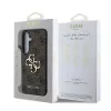 Guess PU 4G Metal Logo tok Samsung Galaxy S25+ készülékhez barna