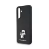 Karl Lagerfeld PU Saffiano Metal Karl and Choupette tok Samsung Galaxy A56 készülékhez fekete