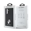 Karl Lagerfeld PU Saffiano Metal Karl and Choupette tok Samsung Galaxy A56 készülékhez fekete