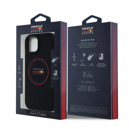 Red Bull PC/TPU Red Ring MagSafe tok iPhone 14 készülékhez tengerészkék
