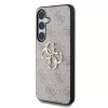 Guess PU 4G Metal Logo tok Samsung Galaxy S25+ készülékhez rózsaszín