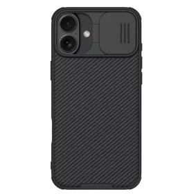   Nillkin CamShield PRO kemény tok Apple iPhone 16 Plus készülékhez fekete