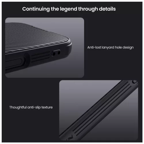 Nillkin CamShield PRO kemény tok Apple iPhone 16 Plus készülékhez fekete
