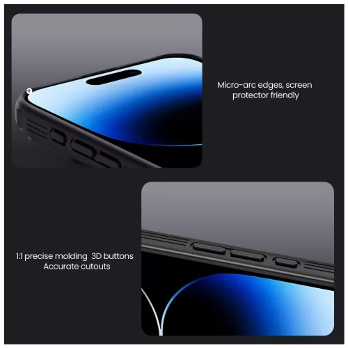 Nillkin CamShield PRO kemény tok Apple iPhone 16 Plus készülékhez fekete