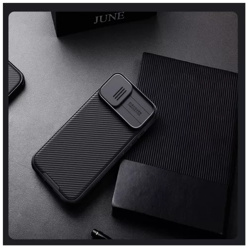Nillkin CamShield PRO kemény tok Apple iPhone 16 Plus készülékhez fekete