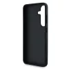 Guess PU Grained 4G Metal Logo tok Samsung Galaxy S25 készülékhez fekete