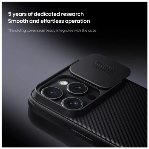 Nillkin CamShield PRO kemény tok Apple iPhone 16 Pro készülékhez kék