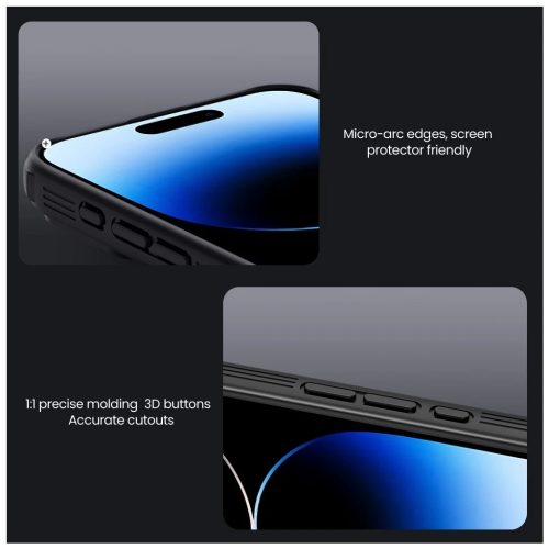 Nillkin CamShield PRO kemény tok Apple iPhone 16 Pro készülékhez kék