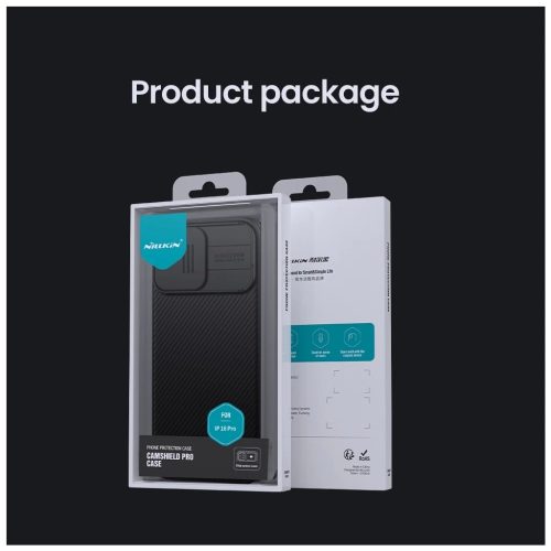 Nillkin CamShield PRO kemény tok Apple iPhone 16 Pro készülékhez kék