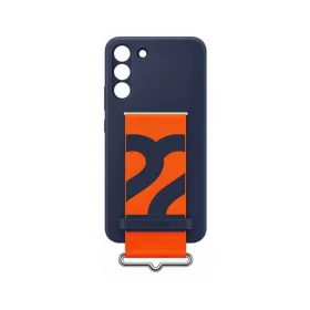   EF-GS906TNE Samsung szilikon tok pánttal Galaxy S22+ készülékhez tengerészkék (sérült csomagolás)