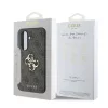 Guess PU 4G Metal Logo tok Samsung Galaxy A56 készülékhez barna