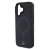 Mercedes Smooth Leather MagSafe tok iPhone 16 készülékhez fekete