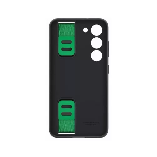 EF-GS911TBE Samsung szilikon tok pánttal Galaxy S23 készülékhez fekete (Damage Package)