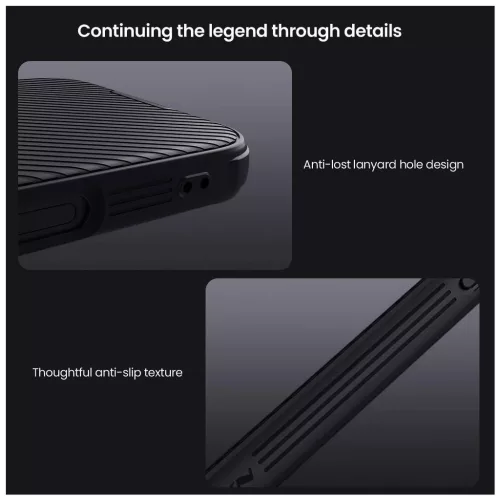 Nillkin CamShield PRO mágneses kemény tok Apple iPhone 16 készülékhez fekete