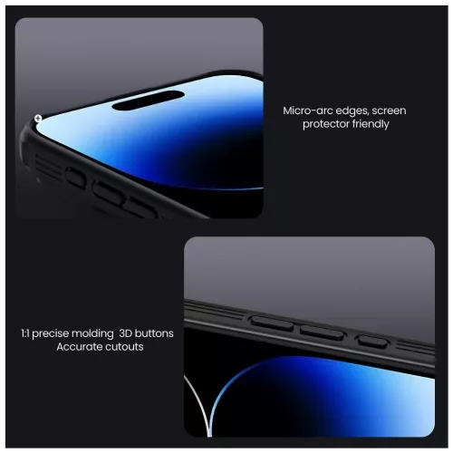 Nillkin CamShield PRO mágneses kemény tok Apple iPhone 16 készülékhez fekete