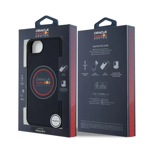 Red Bull PC/TPU Red Ring MagSafe tok iPhone 16e/17e készülékhez tengerészkék