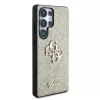 Guess PU Fixed Glitter 4G Metal Logo tok Samsung Galaxy S25 Ultra készülékhez arany