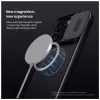 Nillkin CamShield PRO mágneses kemény tok Apple iPhone 16 Pro készülékhez kék